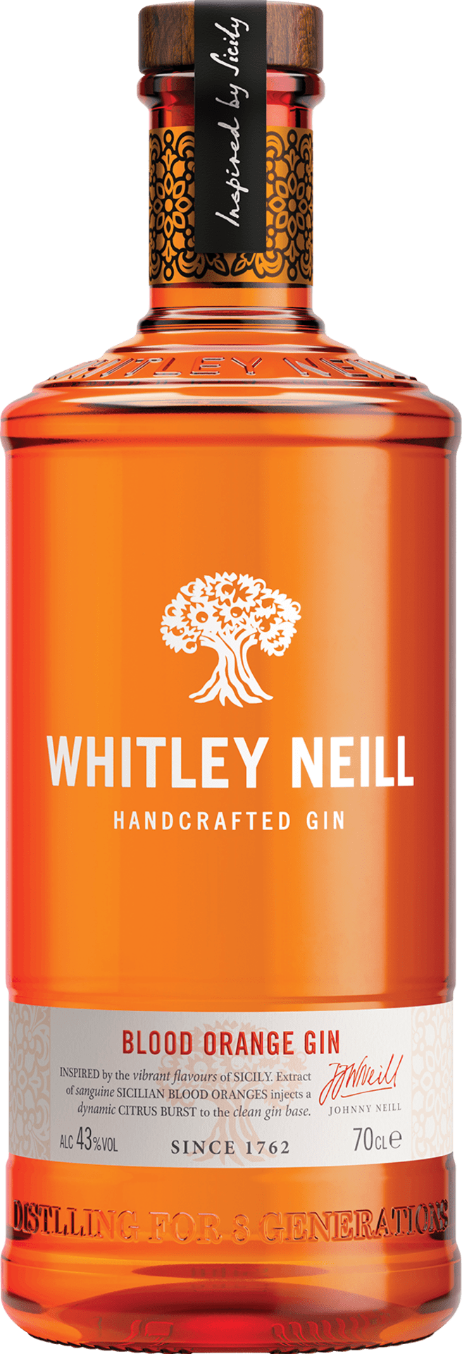 Whitley Neill Blood Orange Gin 43% 0,7l**