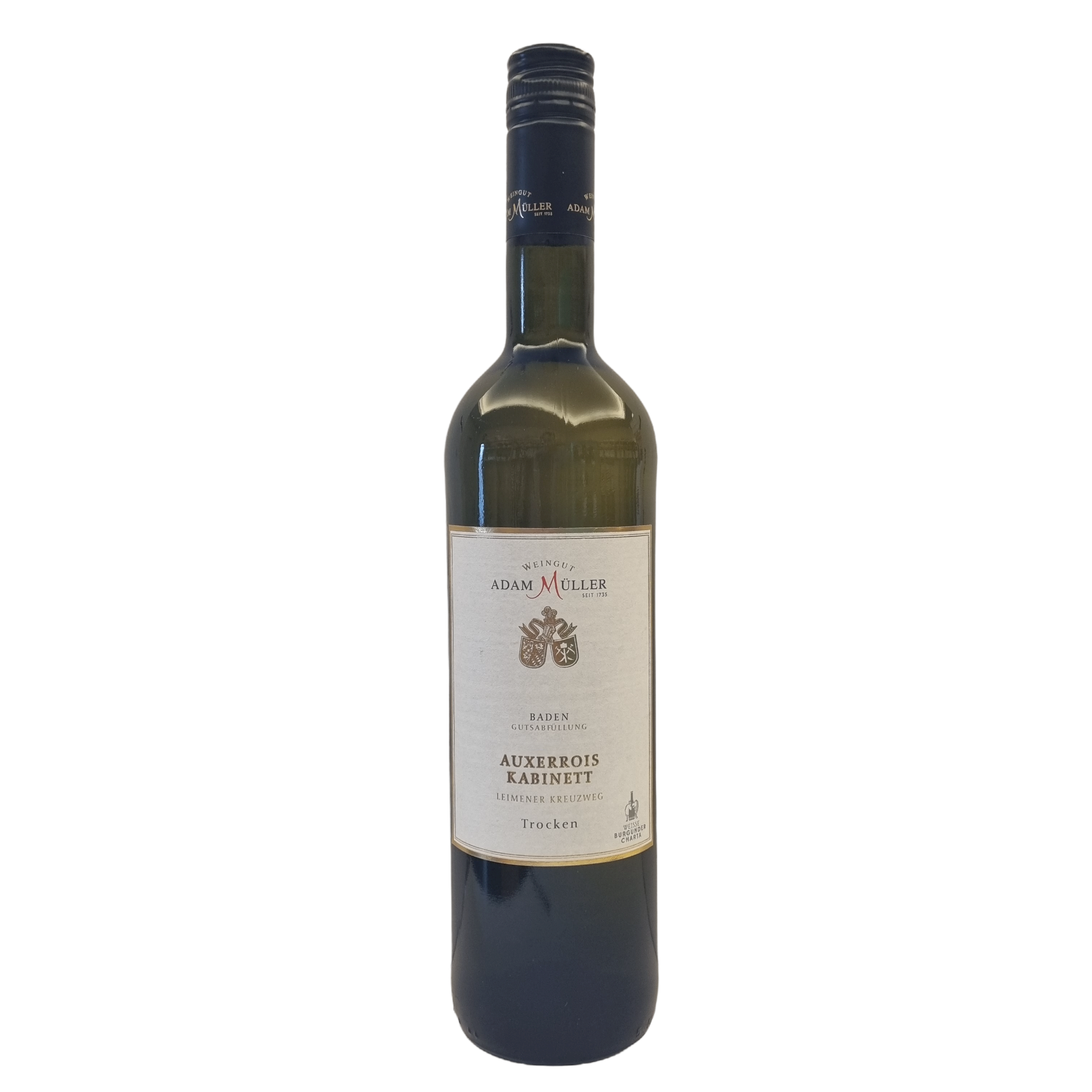 Auxerrois Kabinett trocken Leimener Kreuzweg 2023 0,75 l (AM/2782) Auxerrois Kabinett trocken Leimener Kreuzweg 2023 0,75 l (AM/2782)