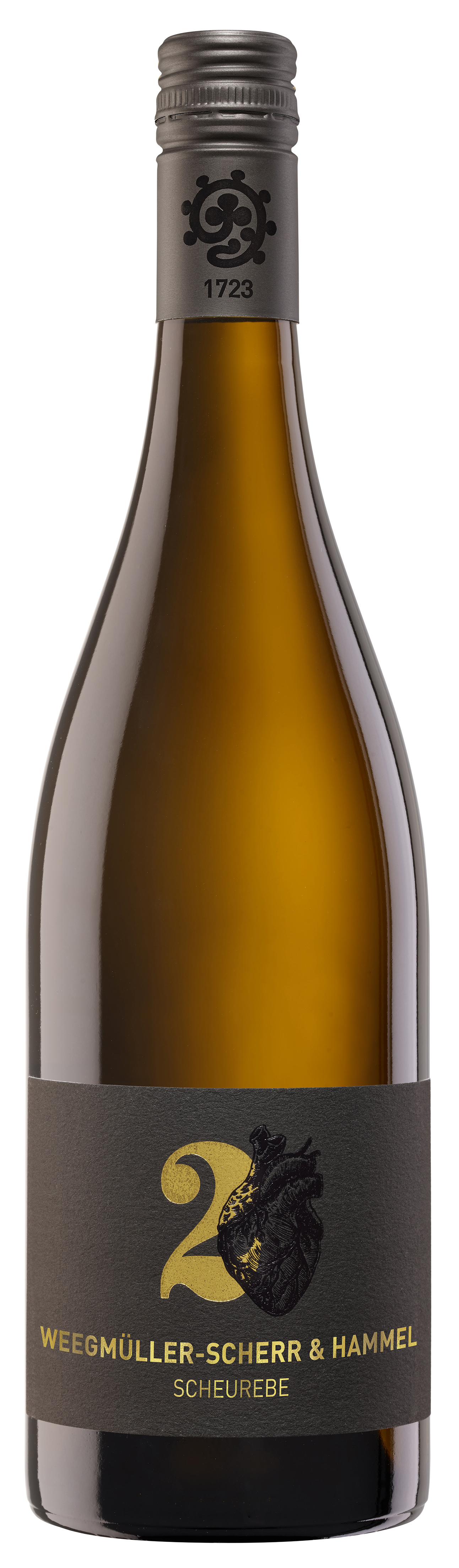 Scheurebe 2 Herzen trocken 2022 0,75 l (4/10)
