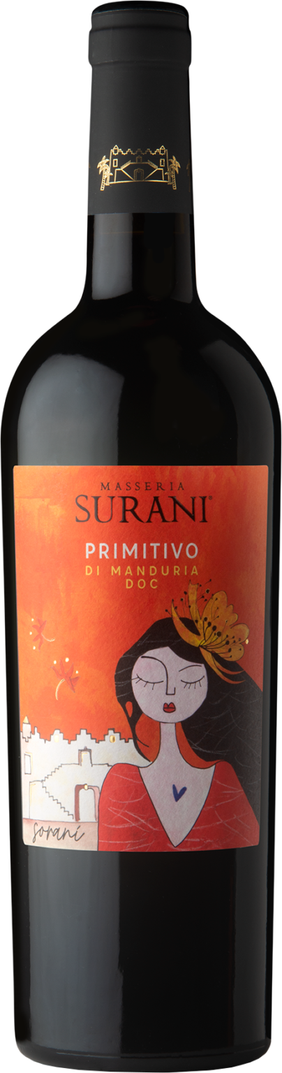 Primitivo di Manduria DOC 2021 0,75 l (Surani) - (VT/34   Primitivo di Manduria DOC 2021 0,75 l (Surani) - (VT/34