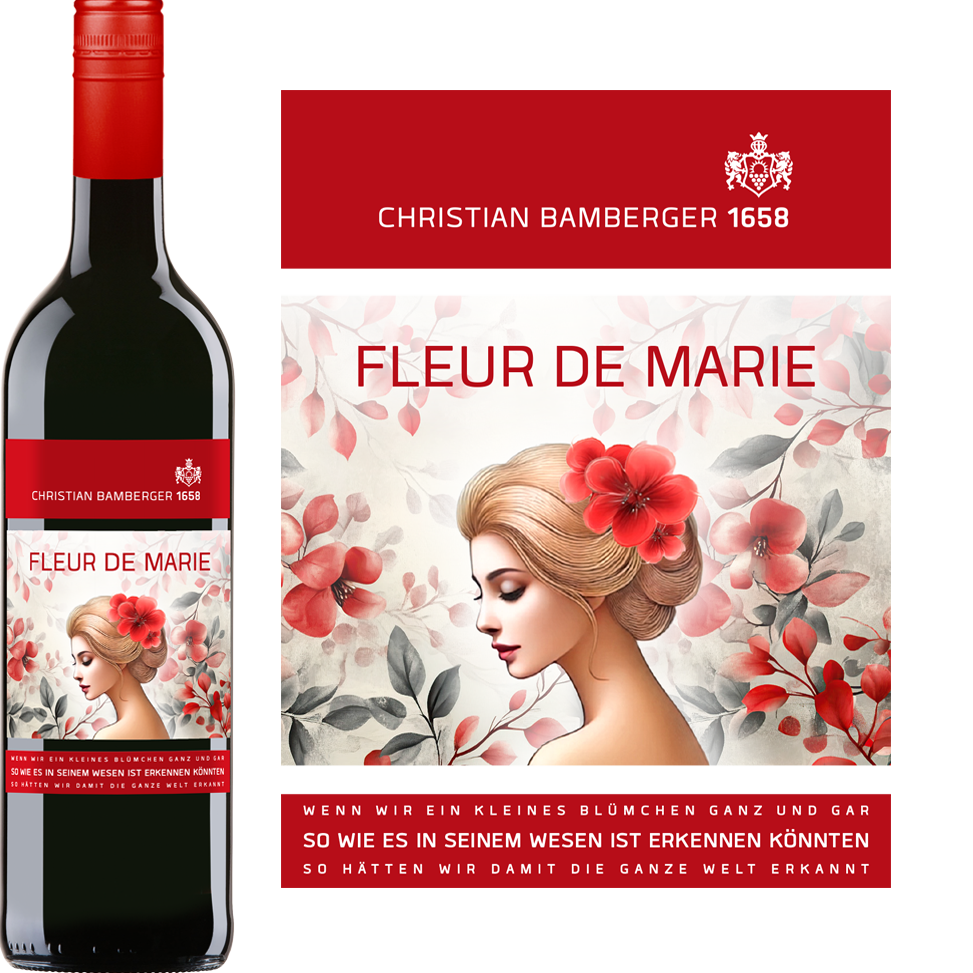 Cuvée rot Fleur de Marie halbtrocken 0,75 l 2023