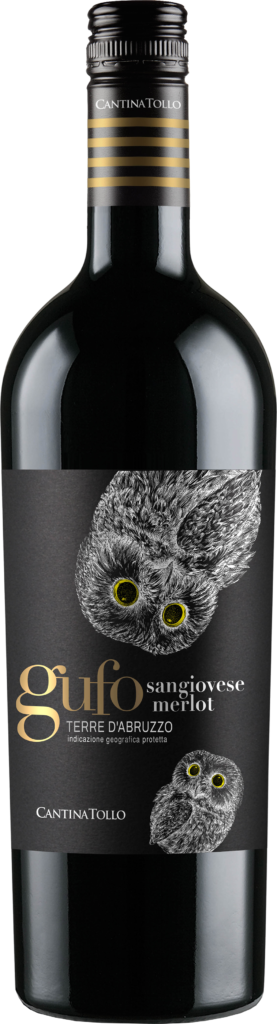Sangiovese/Merlot Terre d‘Abruzzo  "Gufo" IGP 2024 0,75 l(CT/48)