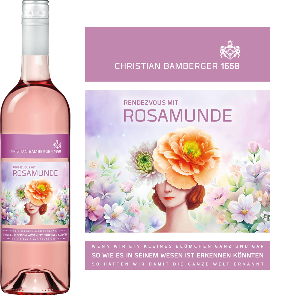 Cuvée rosé Rendezvous mit Rosamunde halbtrocken 0,75 l 2024