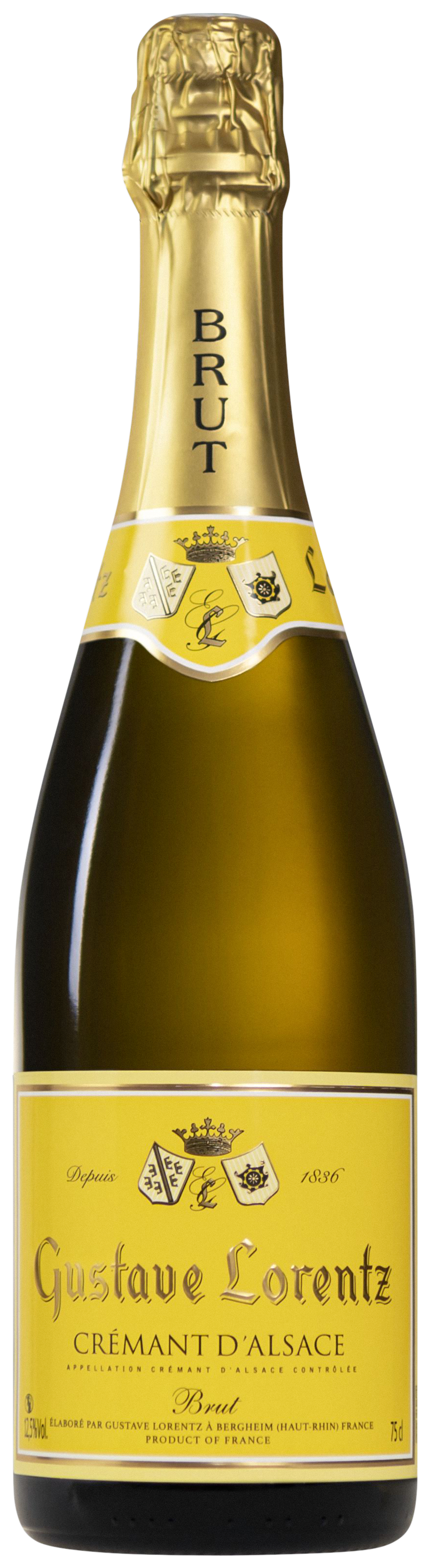  Crémant d'Alsace Gustave Lorentz Brut 0,75 l** - (7/6)