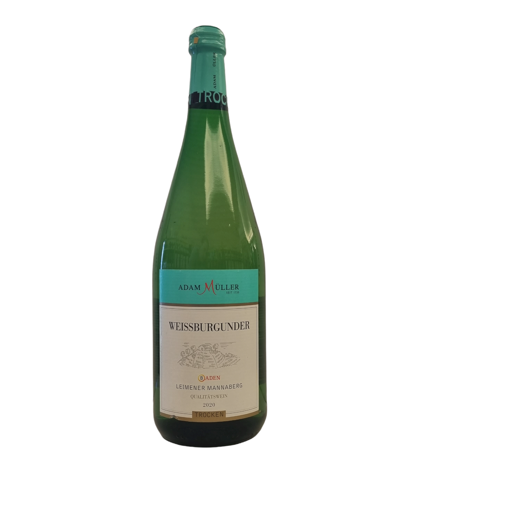 Weißburgunder DQW trocken 2021 1,0 l** - (2/12) Weißburgunder DQW trocken 2021 1,0 l** - (2/12)