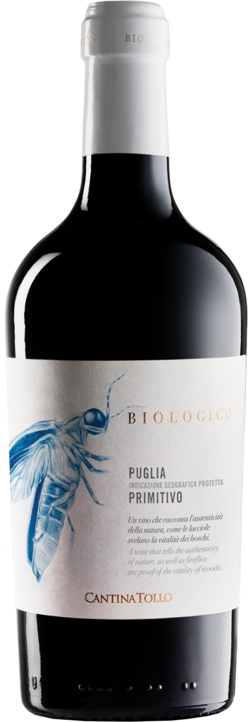 Primitivo Puglia IGP "Insetti" Biologico  2023 0,75 l(CT/18)