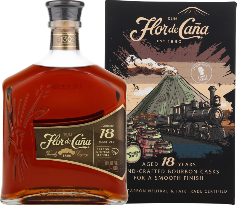 Flor de Cana Centenario Gold 18 Jahre 40% 0,7 l