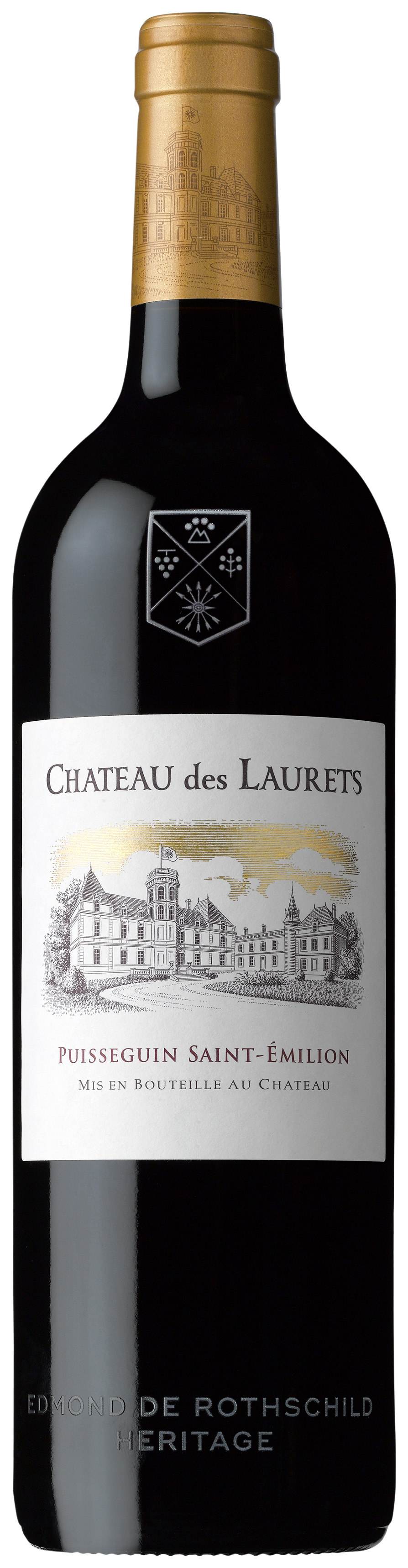 Château des Laurets Puisseguin Saint.Émilion 2018 0,75 l - (MS/47852) - (7/4)