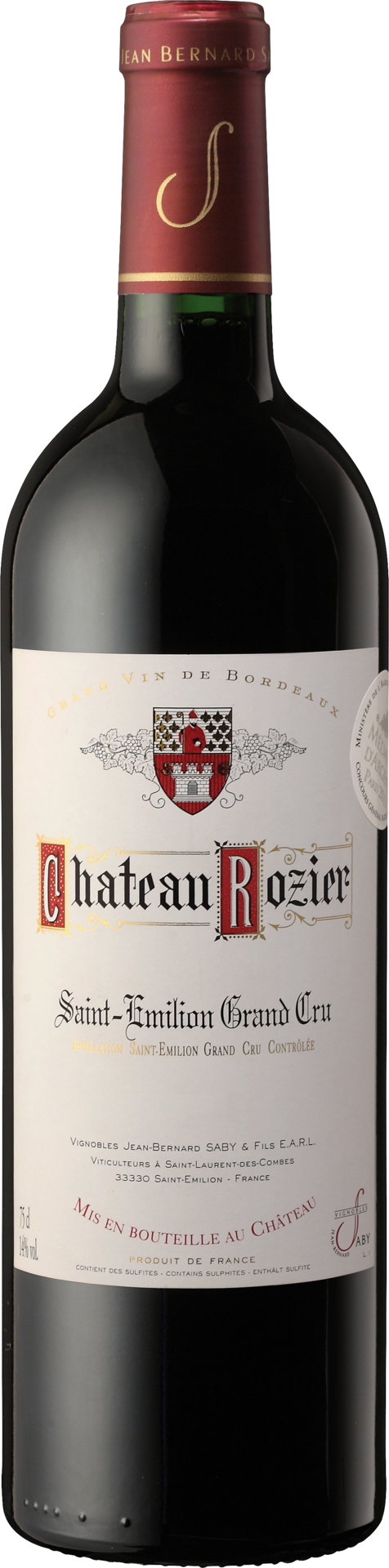 Château Rozier Grand Cru in HK 2019 0,75 l* - (7/10)