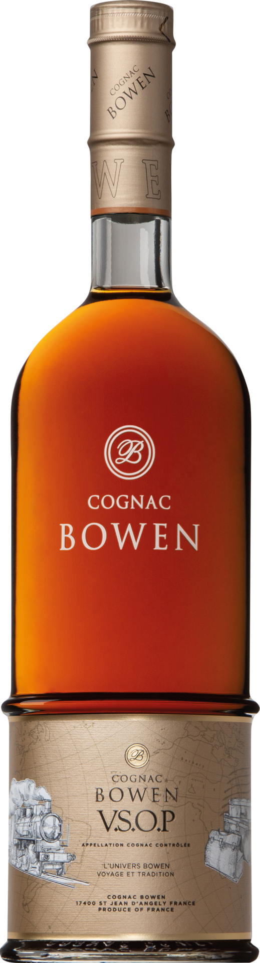 Cognac Bowen VSOP 4-5 Jahre in GP 0,40%  0,7 l