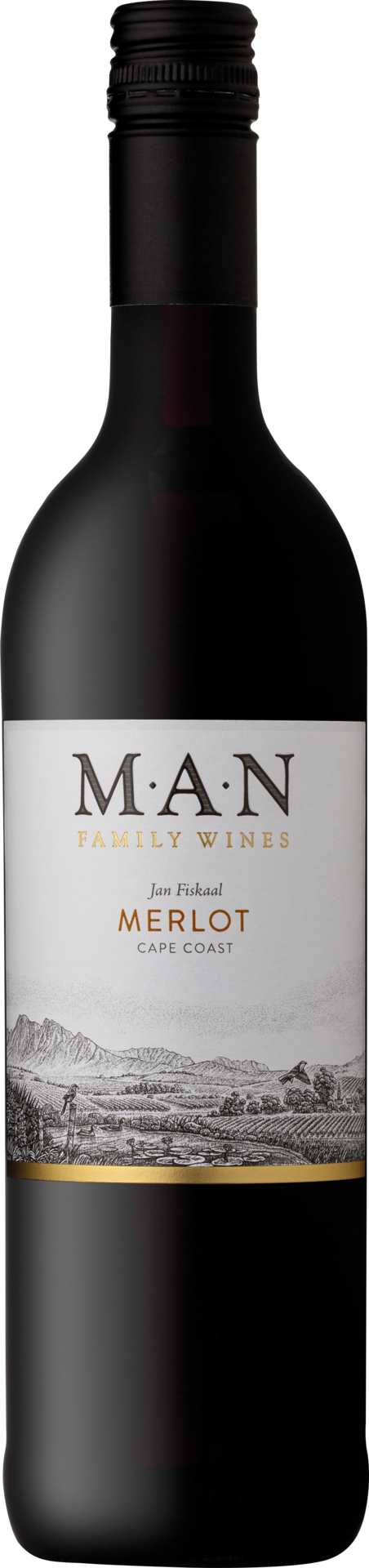 Merlot 'Jan Fiskaal' 2021 0,75 l** - (8/21)