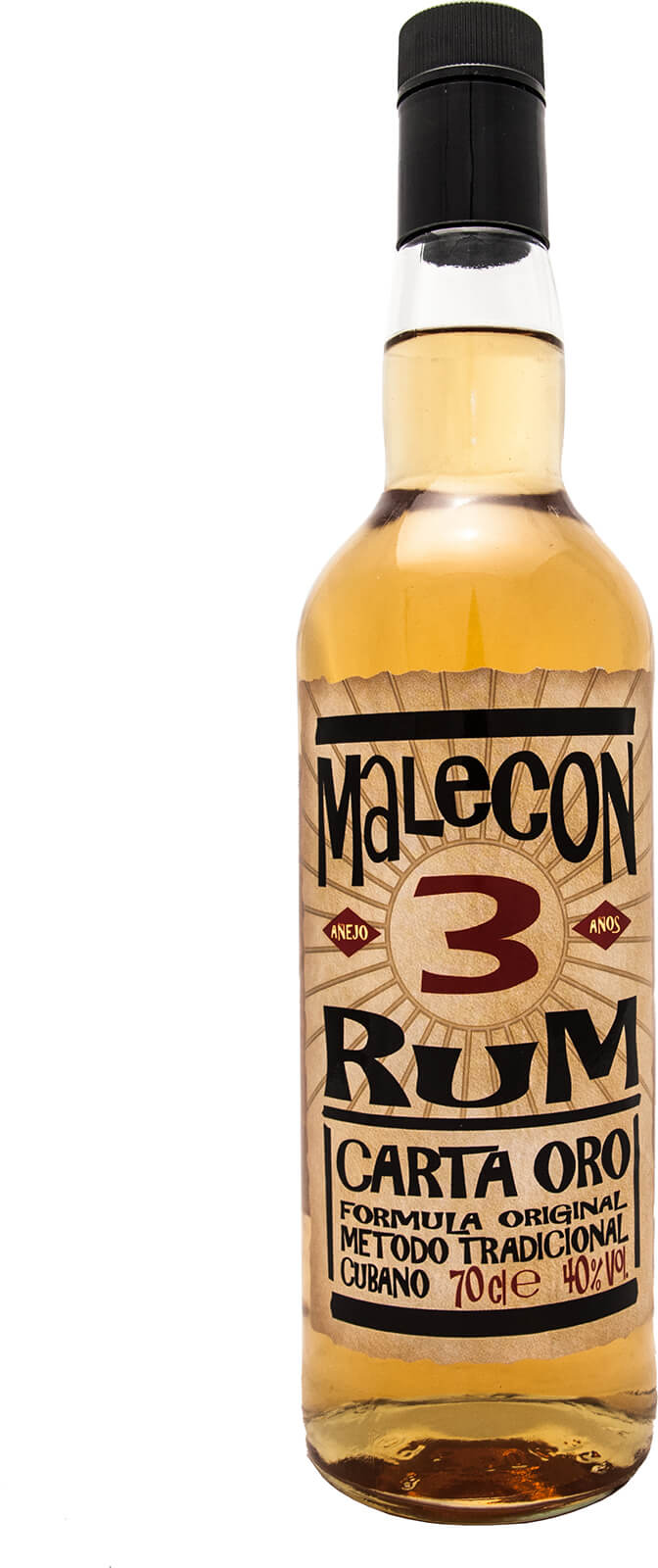 Malecon 3 Years Old 40% 0,7 l (BSC/427) - (04/01/13-2)