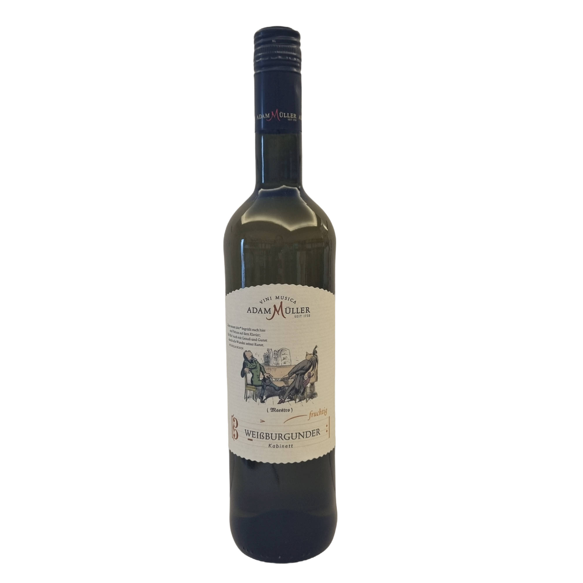 Weißburgunder Kabinett fruchtig 2023 0,75 l (AM/2160) - (2/10) Weißburgunder Kabinett fruchtig 2023 0,75 l (AM/2160) - (2/10)