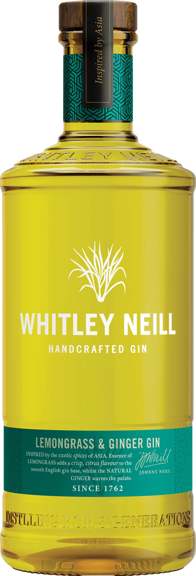 Whitley Neill Lemongrass & Ginger Gin 43% 0,7l**