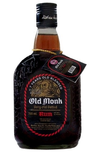 Old Monk Rum 7 Years Old 42,8% 1,00 l (BSC/497) - (04/01/13-2)